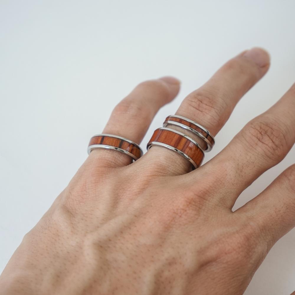 Wood Circle Ring