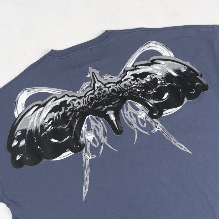 Blue Wings Wide Oversized T-Shirt