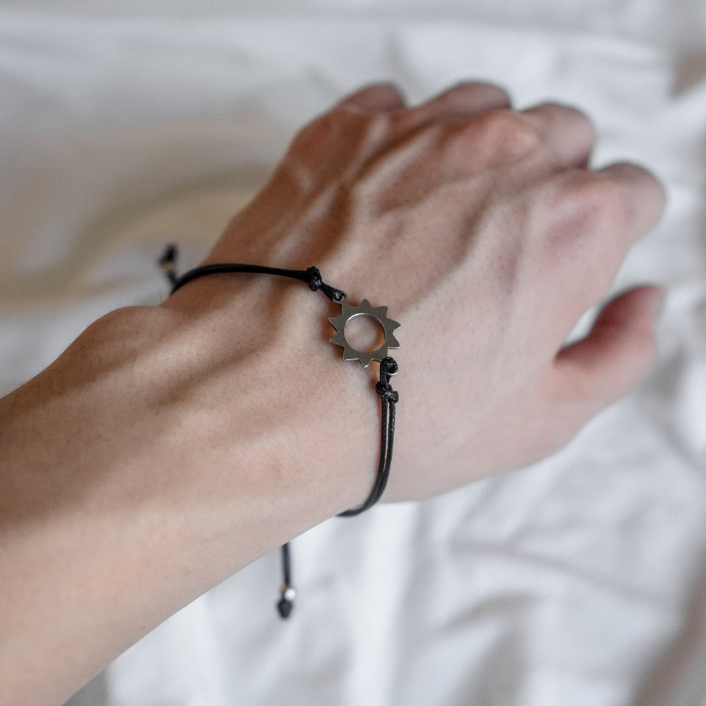 Sun Moon Star Rope Bracelet