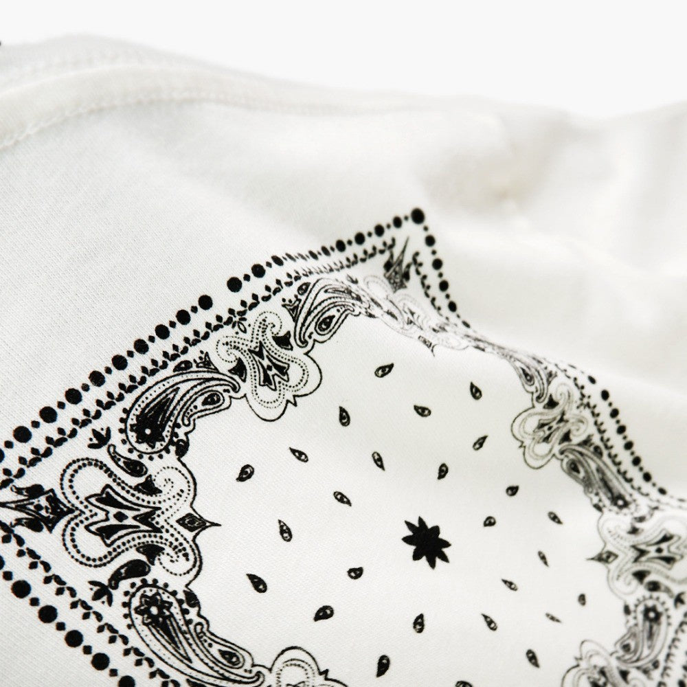 Hierarchy Studios Paisley Oversized T-shirt Ivory