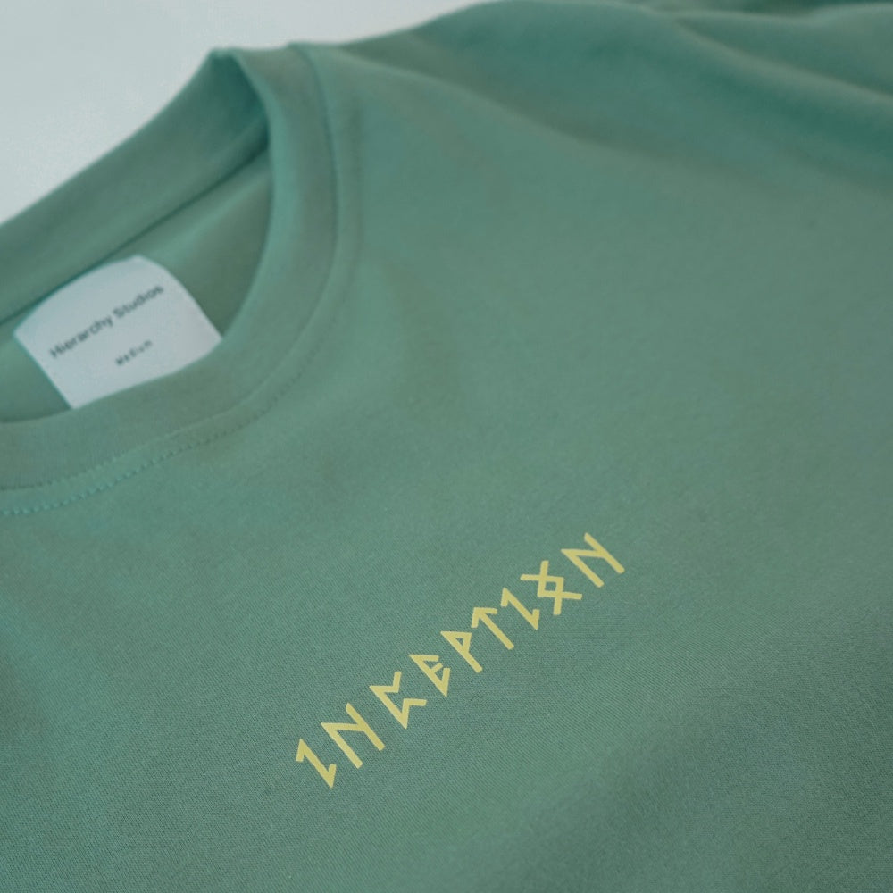 Runic Circle Oversized T-Shirt Dusty Green