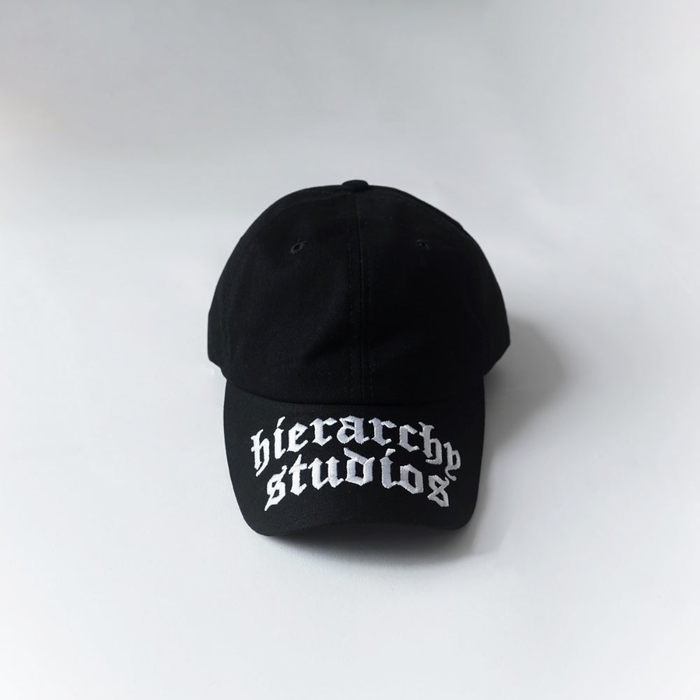 Black Wide Logo Baseball Cap