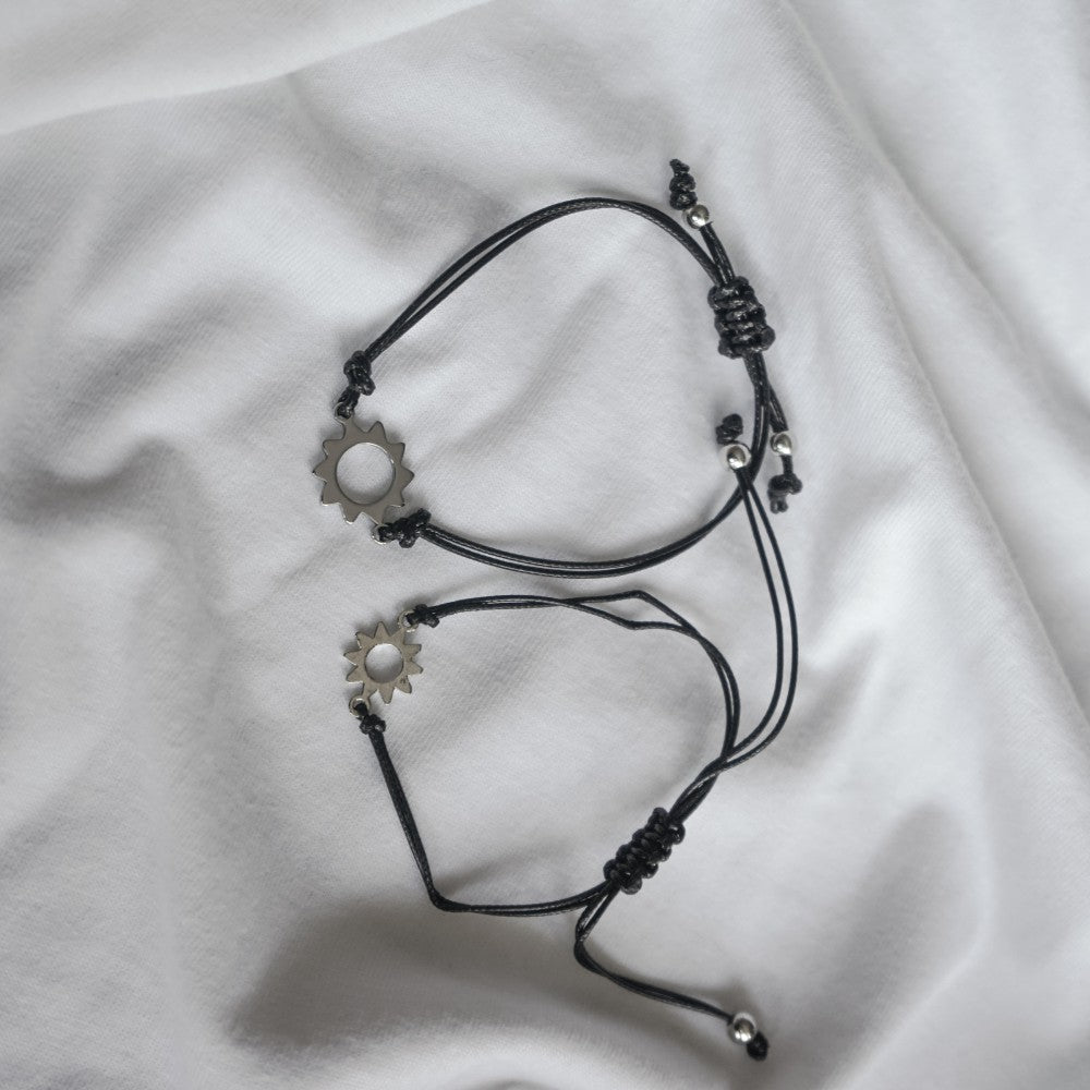 Sun Moon Star Rope Bracelet