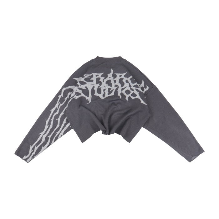 Black Vine Wide Oversized Knit Sweater