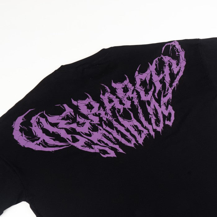 Black Toxic Wide Oversized T-Shirt