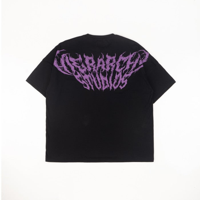 Black Toxic Wide Oversized T-Shirt