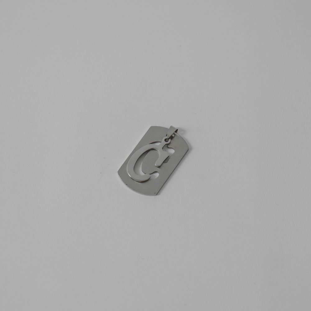 Initial Tag Necklace