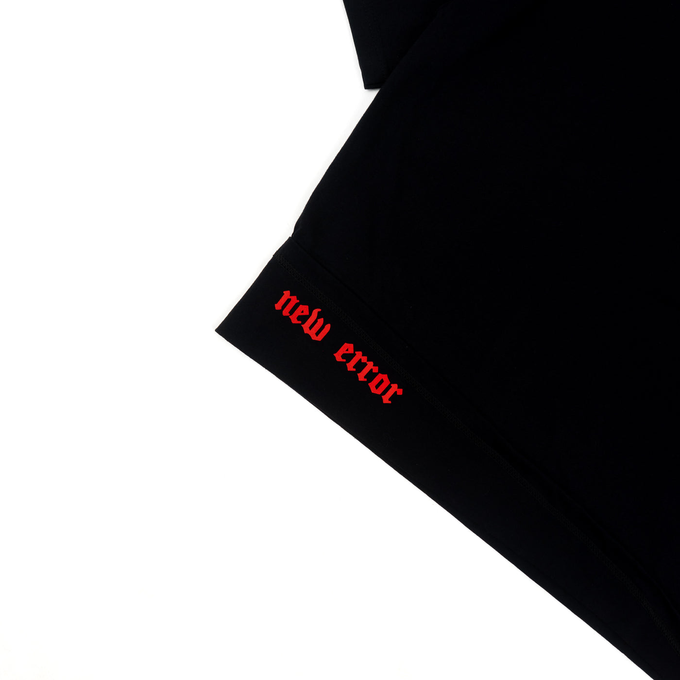 New Error Fold Oversized T-Shirt Black