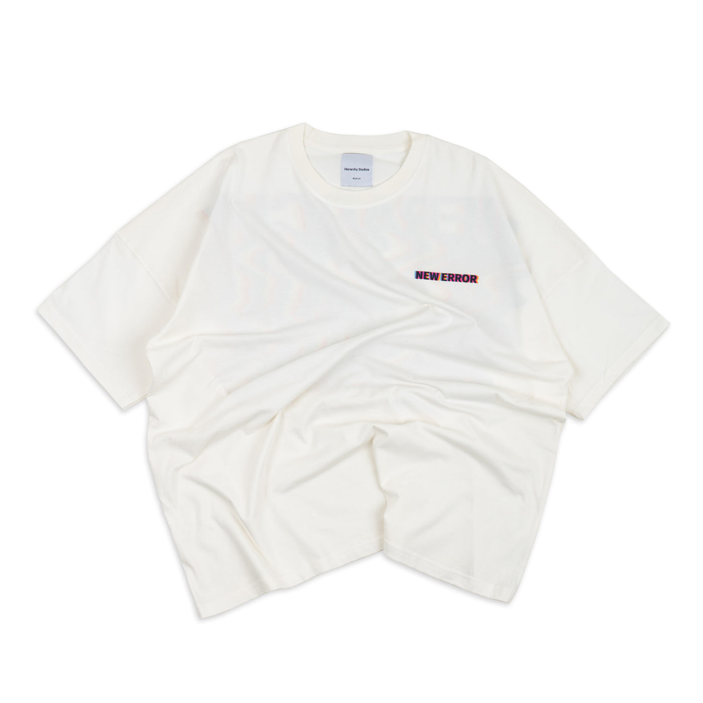 New Error Psychedelic Wide Logo Broken White