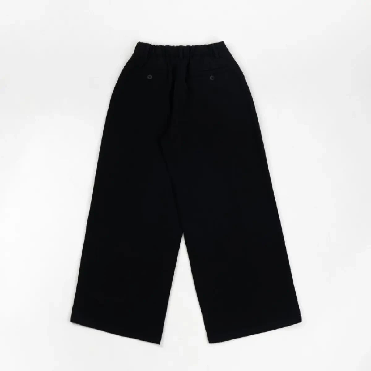 HIERARCHY STUDIOS Unruled - PRE ORDER Black Tuck Slacks Trousers