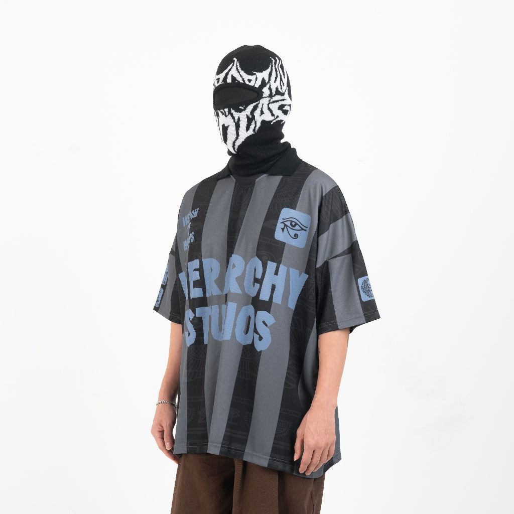 HIERARCHY STUDIOS VOH - Grey Bird Wide Oversized Jersey