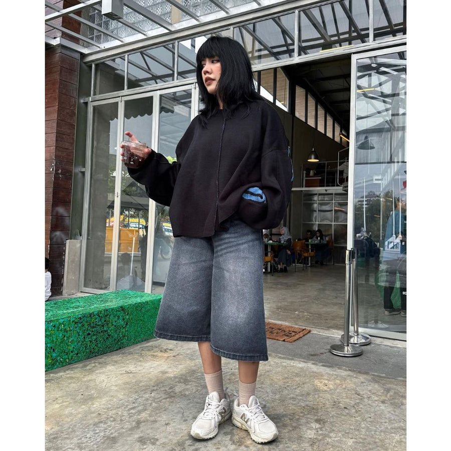 HIERARCHY STUDIOS Spellbound - Grey Basic Jorts