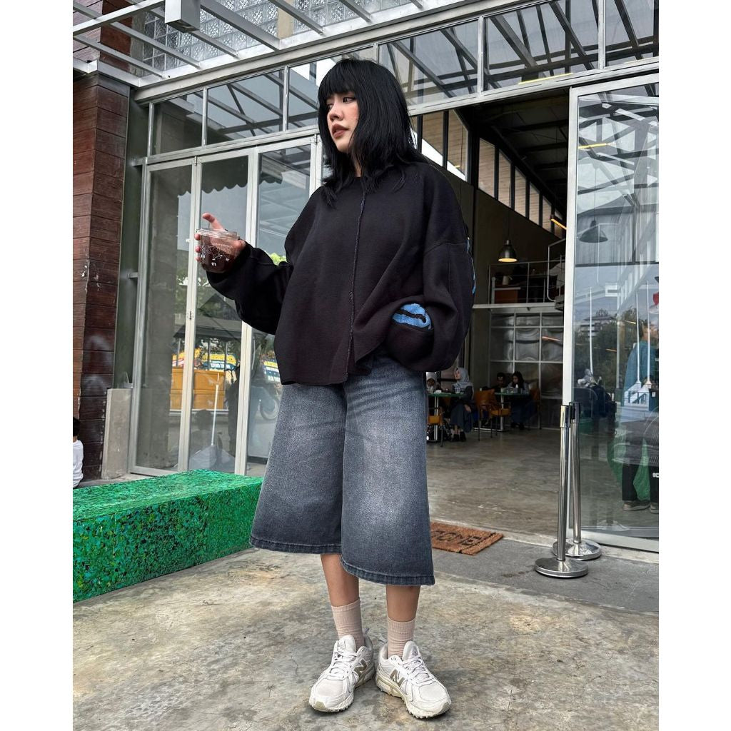HIERARCHY STUDIOS Spellbound - Grey Basic Jorts