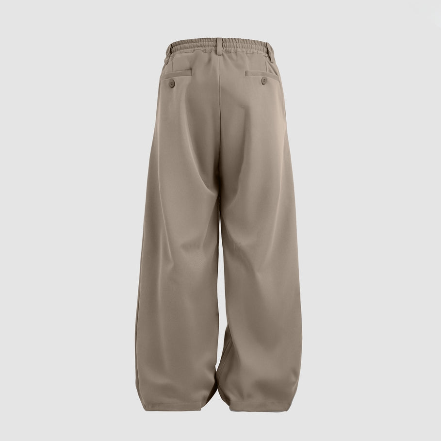 HIERARCHY STUDIOS Unruled - Mocca Tuck Trousers