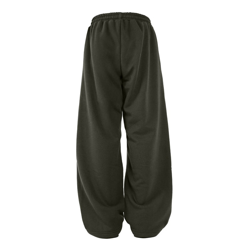 HIERARCHY STUDIOS TMTNW - Olive Green Four Stripes Baggy Pants