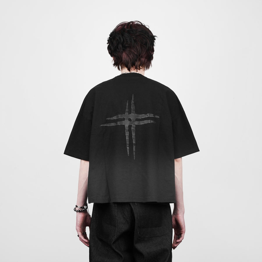 Washed Black Not Equal Boxy Oversized T-Shirt
