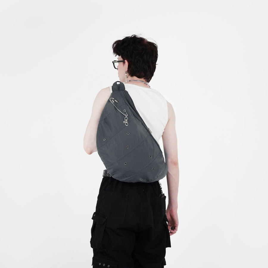 HIERARCHY STUDIOS TMTNW - Dark Grey Moon Nylon Bag