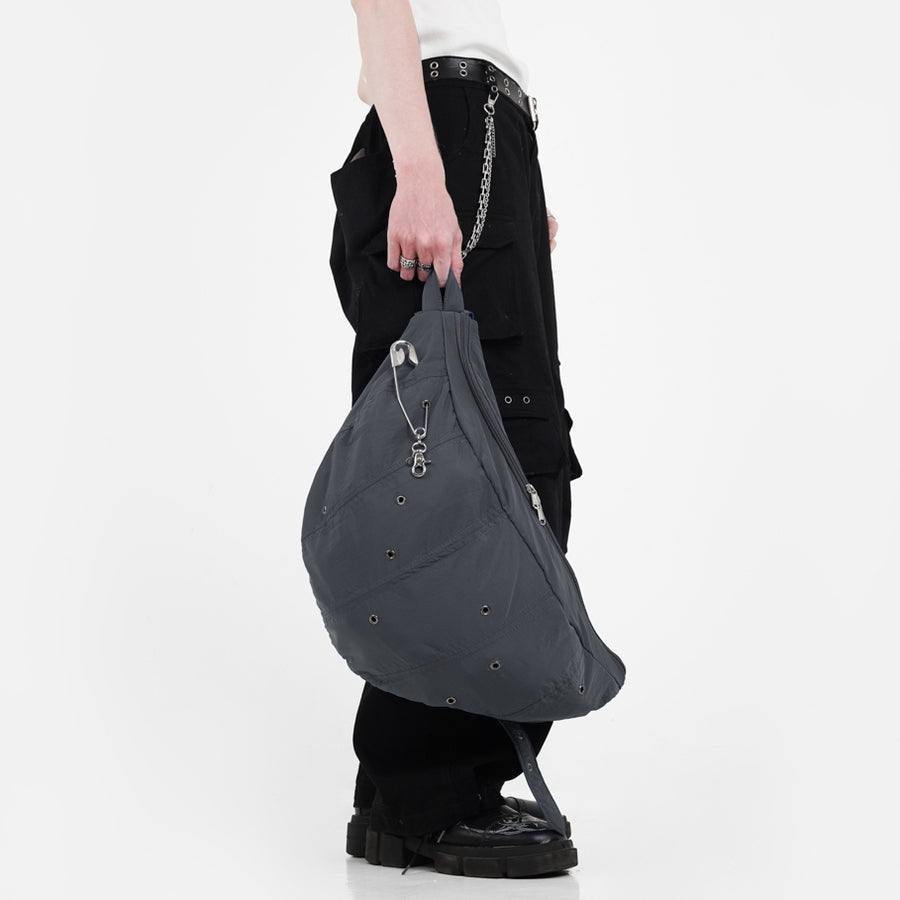 HIERARCHY STUDIOS TMTNW - Dark Grey Moon Nylon Bag