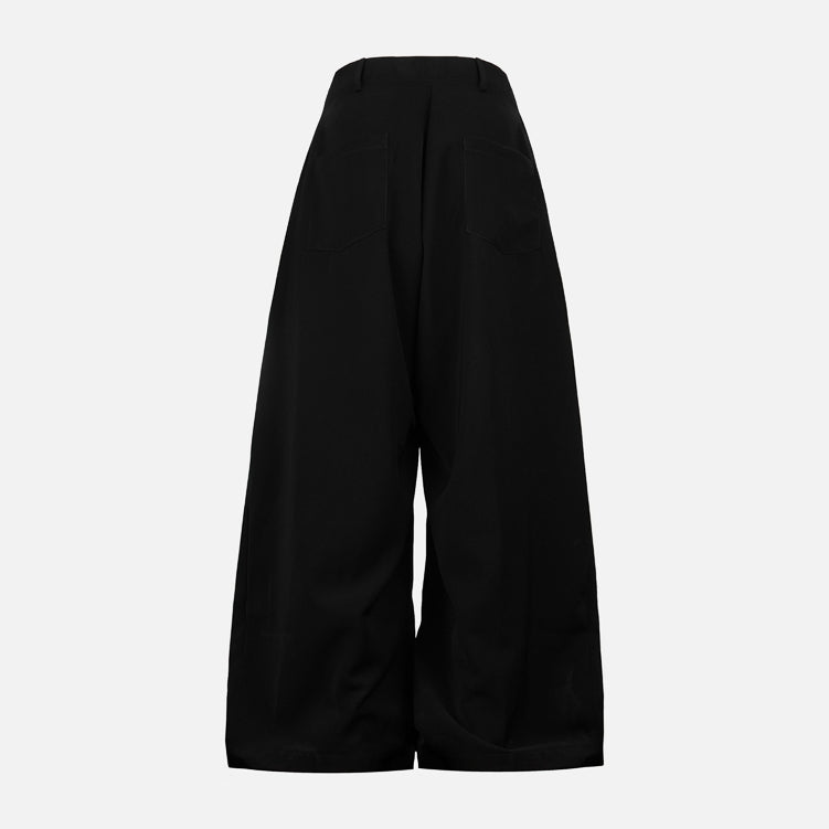 Black Stud Baggy Trousers Pants