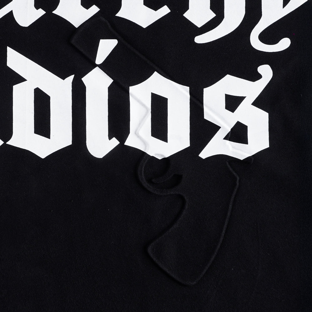 Hierarchy Studios FA - Black Embossed Cross Gun Wide Boxy Oversized T-Shirt