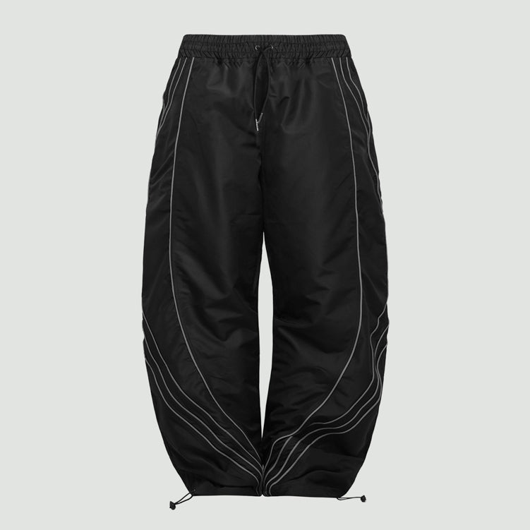 Hierarchy Studios CR - Black City Residue Baggy Trackpants