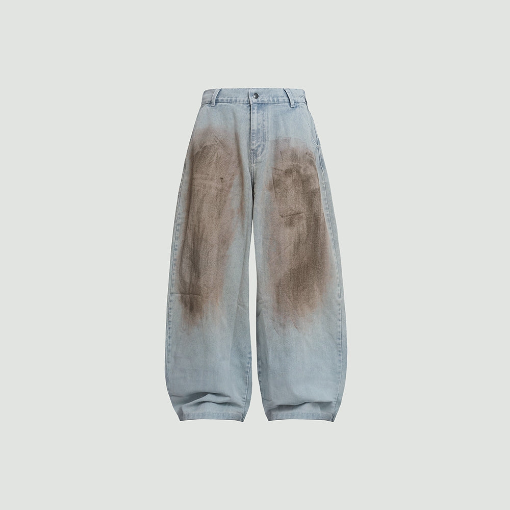 Hierarchy Studios CR - Dirty Baggy Denim Pants