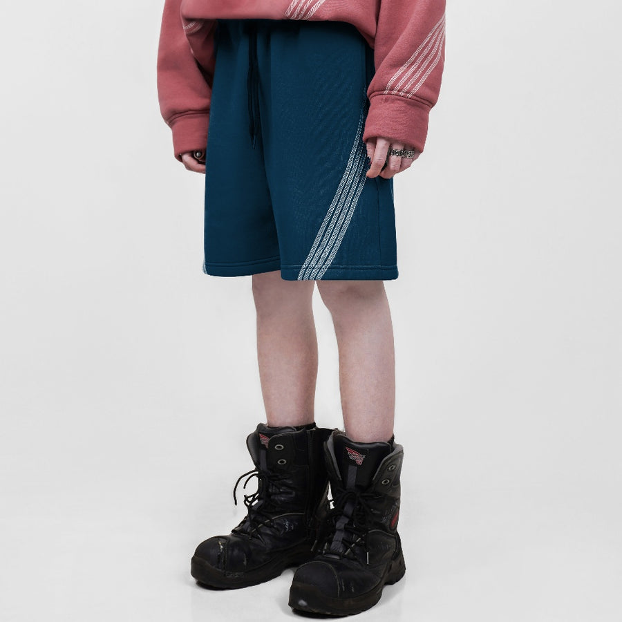 Hierarchy Studios FS - Navy Four Stripes Short Pants
