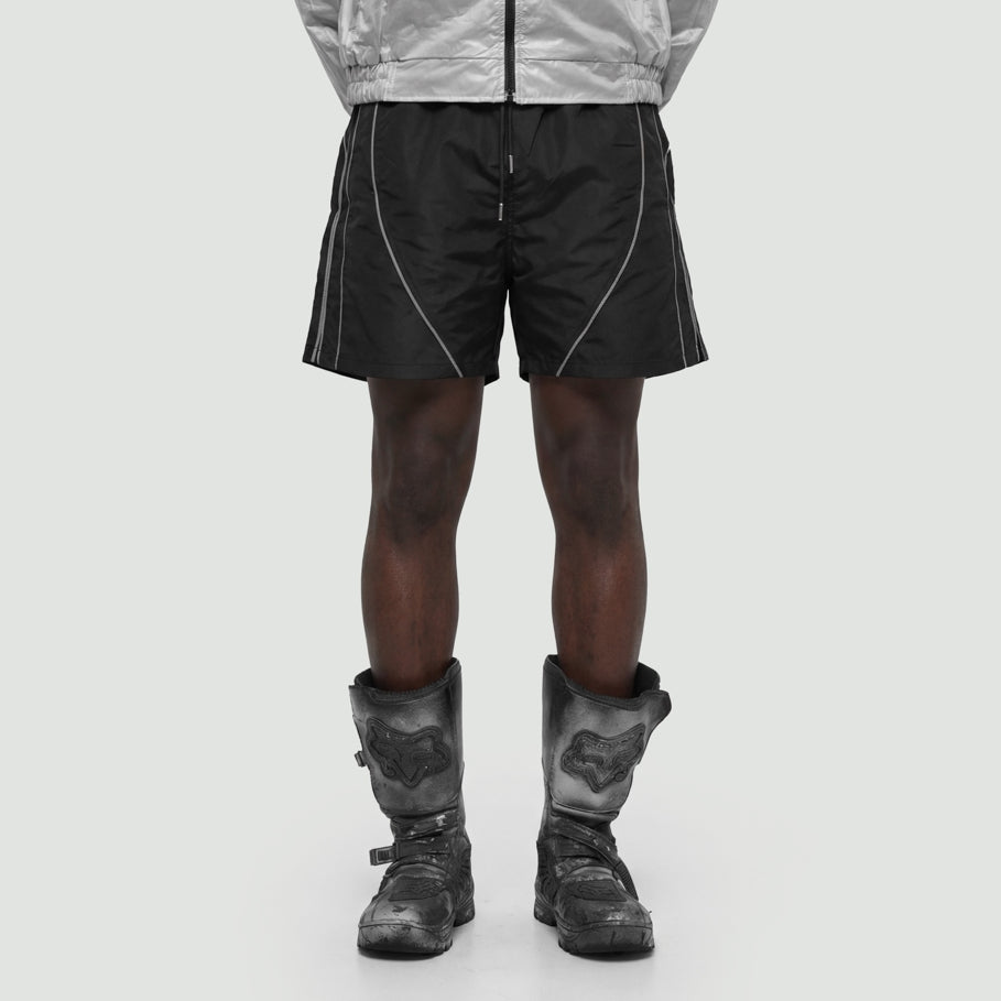 Hierarchy Studios CR - Black City Residue Compression Shorts