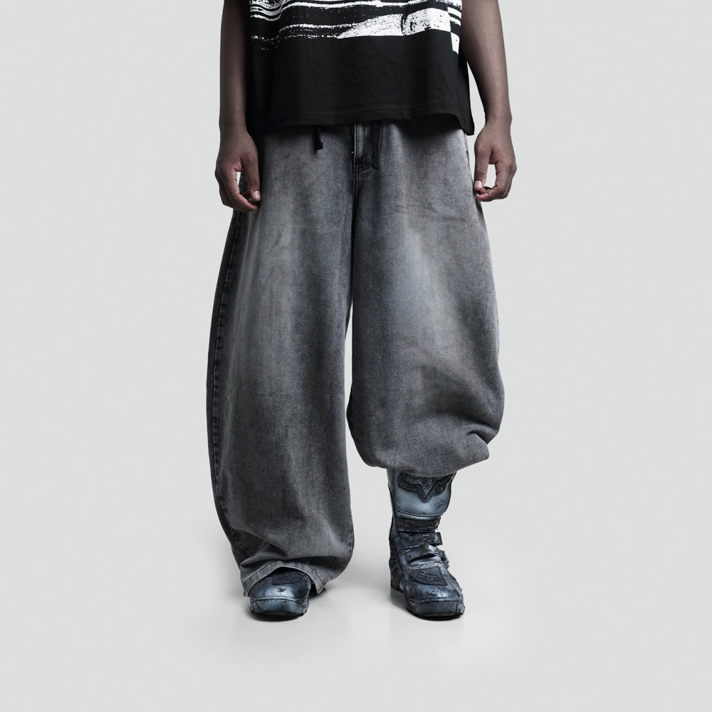 Hierarchy Studios CR - Dirty Baggy Denim Pants