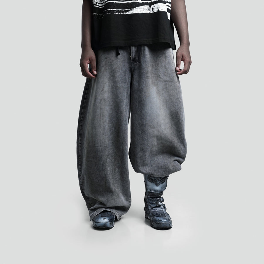 Hierarchy Studios CR - Dirty Baggy Denim Pants