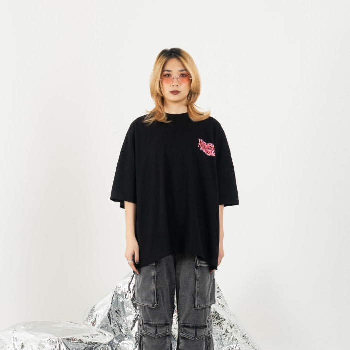 Black Street Wide Oversized T-Shirt