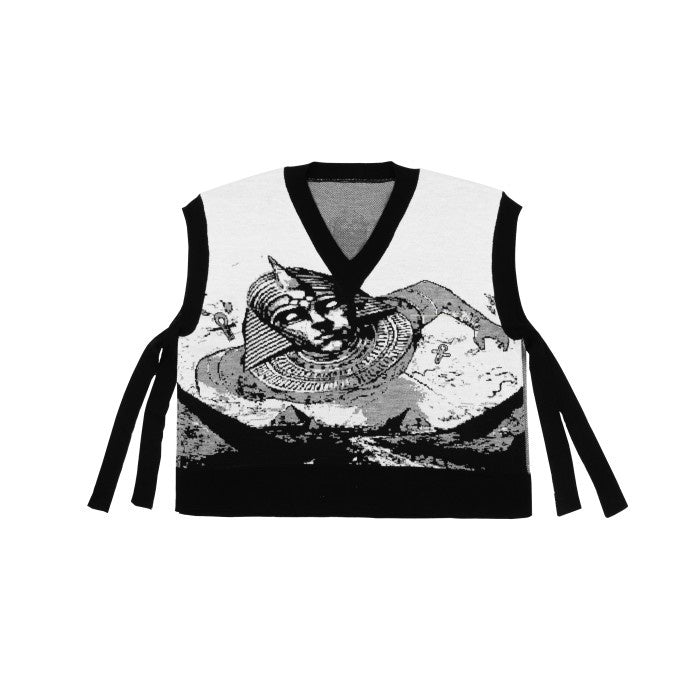 White Vision Knit Vest