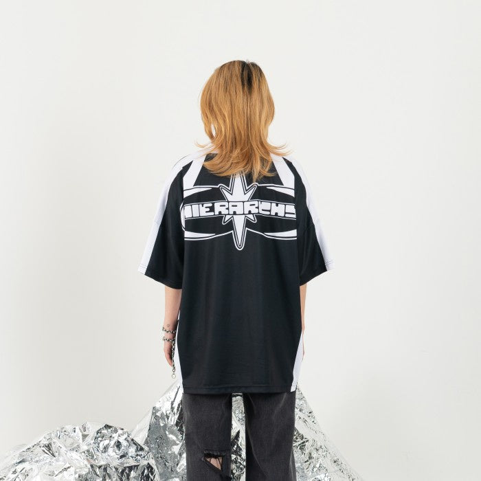 Black New Error Wide Oversized Jersey