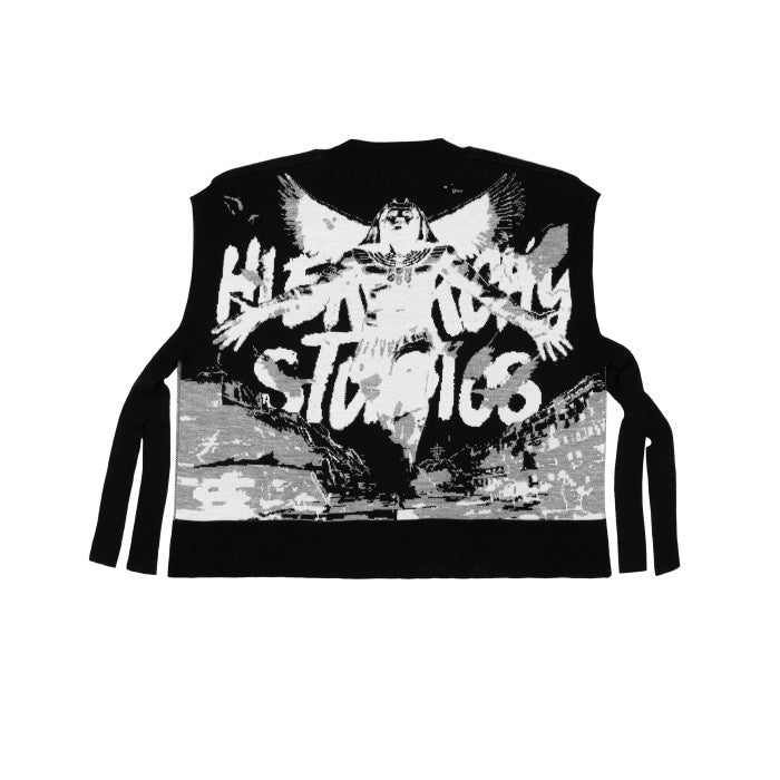 White Vision Knit Vest