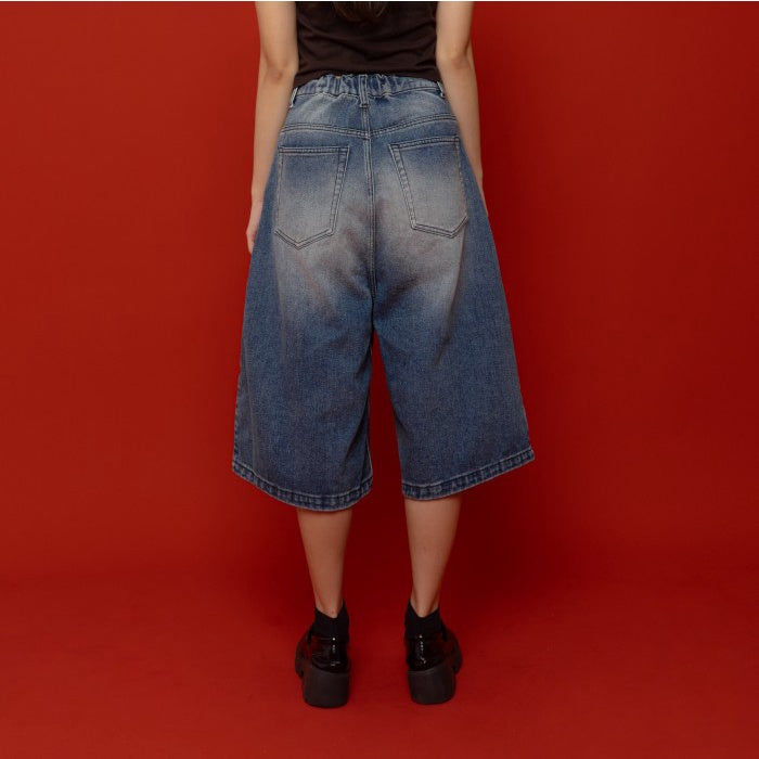 Blue Basic Jorts