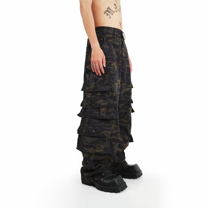 HIERARCHY STUDIOS Unsolved - Camo Cargo Longpants