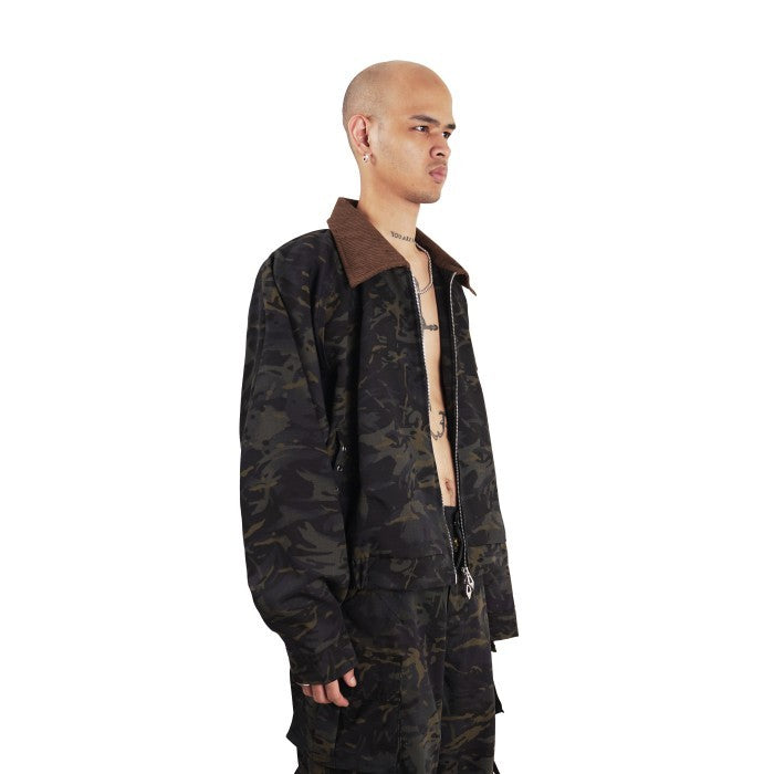 HIERARCHY STUDIOS Unsolved - Camo Oversized Jacket