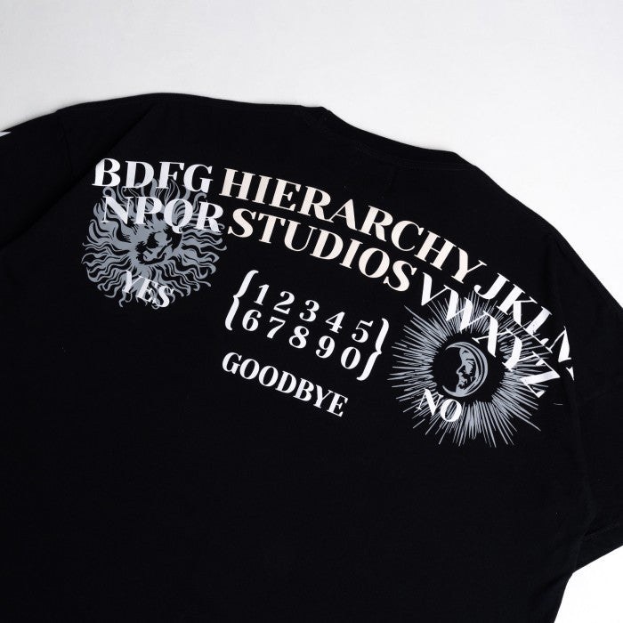 HIERARCHY STUDIOS Unruled - Black Spirit Vessel Wide Oversized T-Shirt