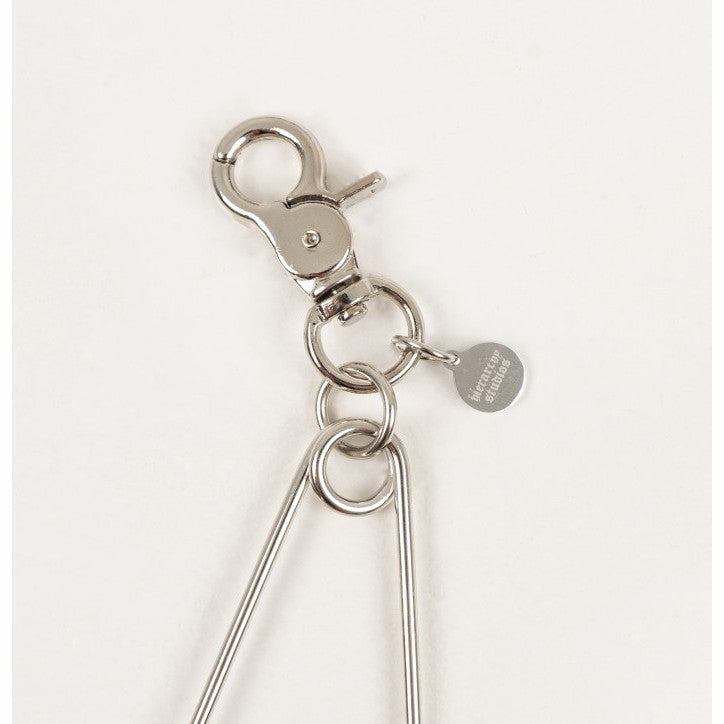 HIERARCHY STUDIOS TMTNW - Silver Pin Oversized Bag Charm