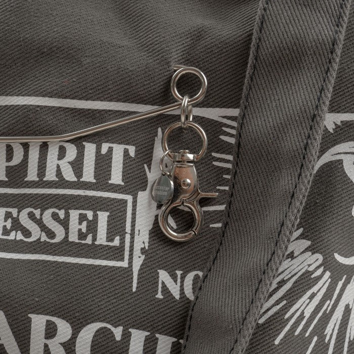 HIERARCHY STUDIOS TMTNW - Silver Pin Oversized Bag Charm