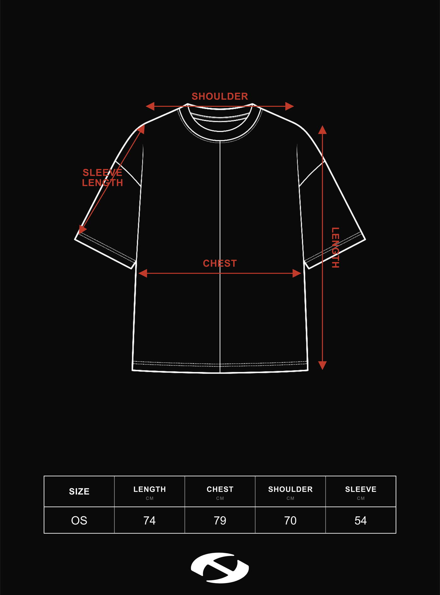 Size guide for HIERARCHY STUDIOS Unruled - Black Eyelet Oversized Shirt