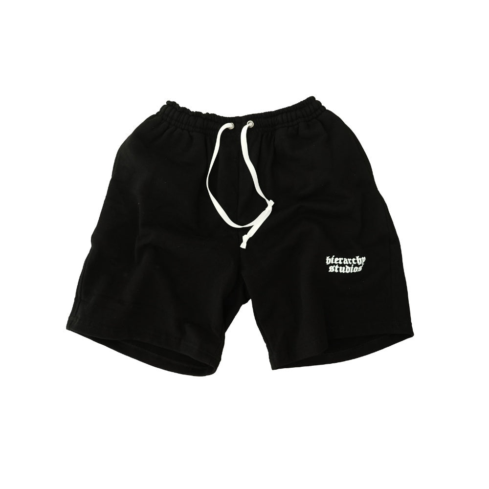 Black Wide Logo Shortpants