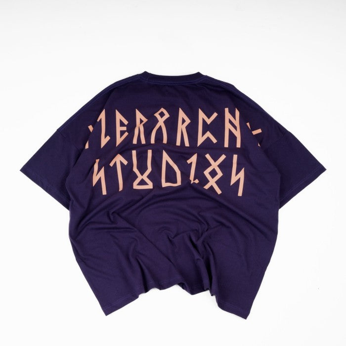 Runic Wide Logo Oversized T-Shirt Lighter Purple