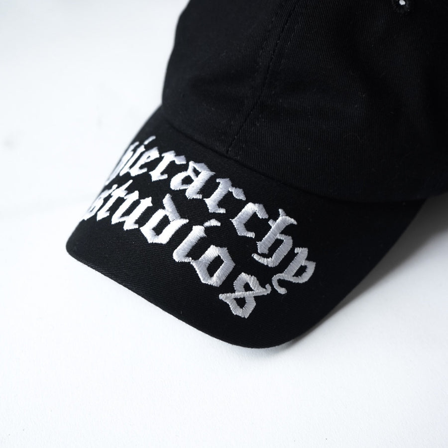 Black Wide Logo Baseball Cap