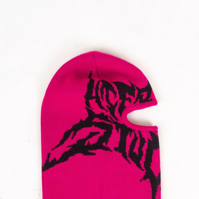 Magenta Throne Knit Balaclava