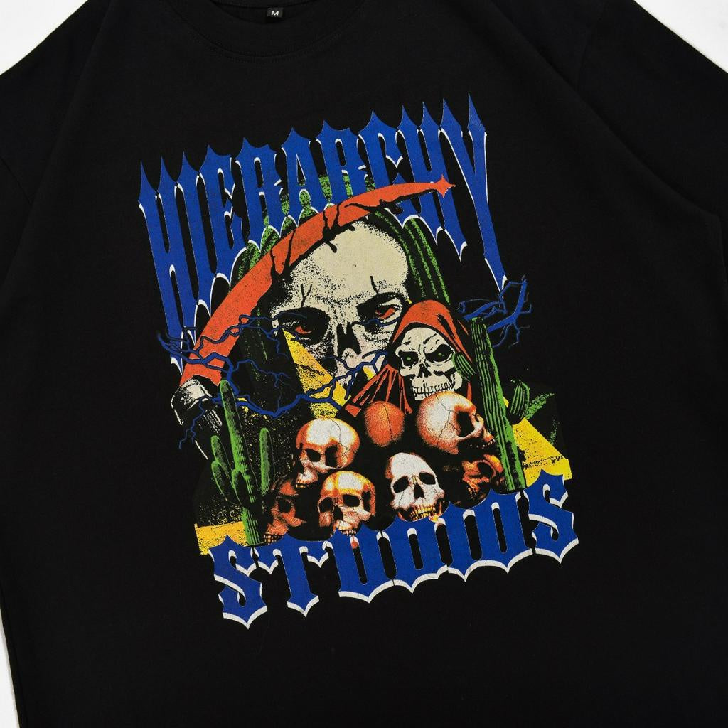 Hierarchy Studios Vintage Skeleton Oversized Tee