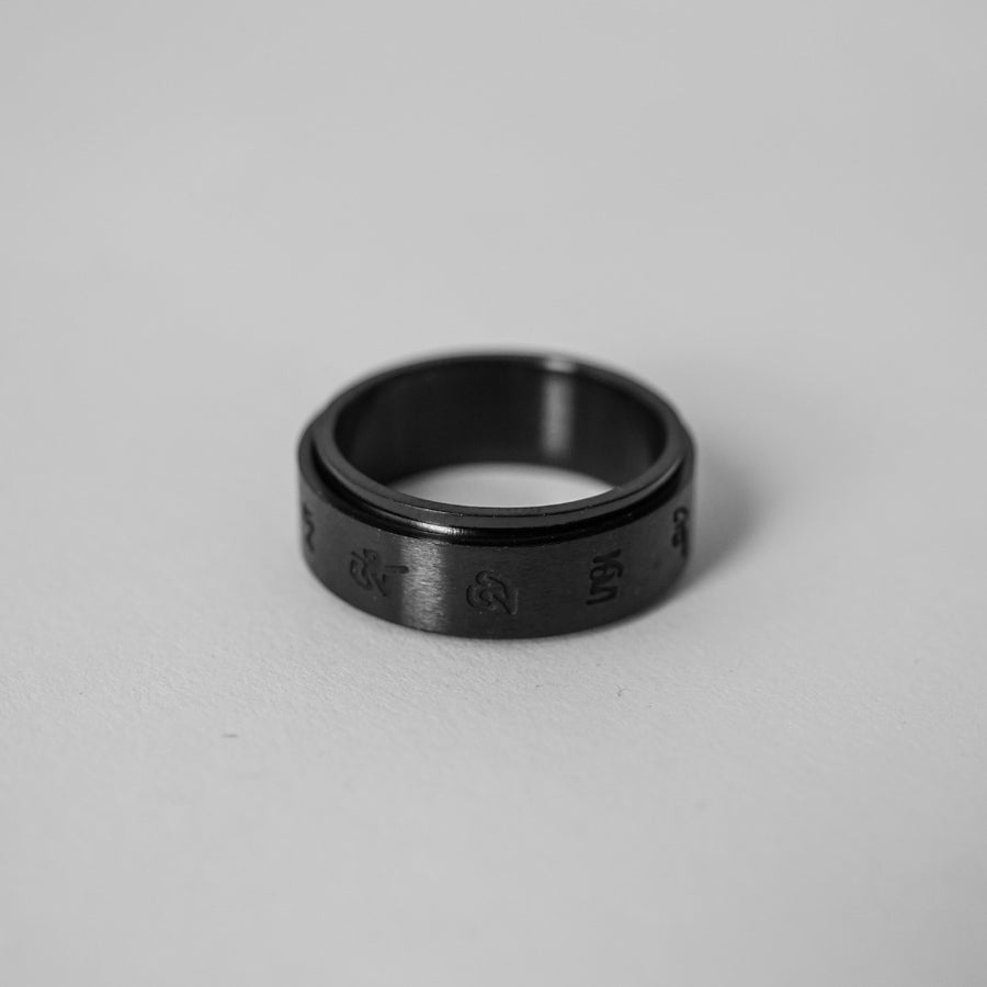 Rotating Sanskrit Ring