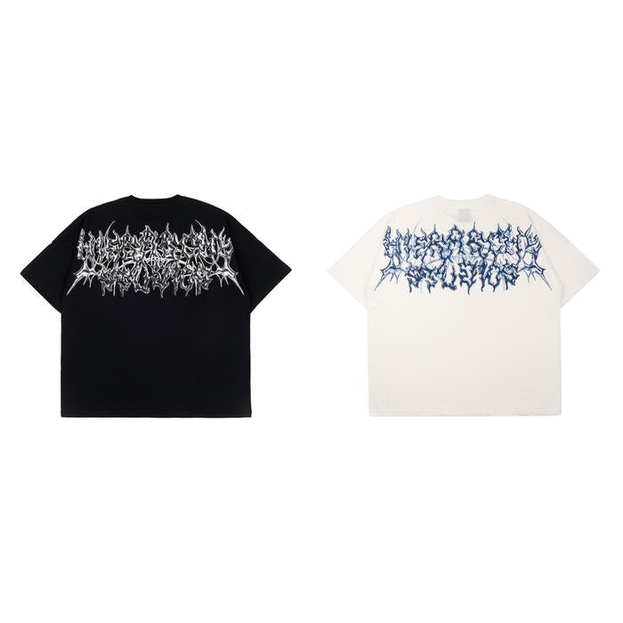 Black Hysteria Wide Oversized T-Shirt
