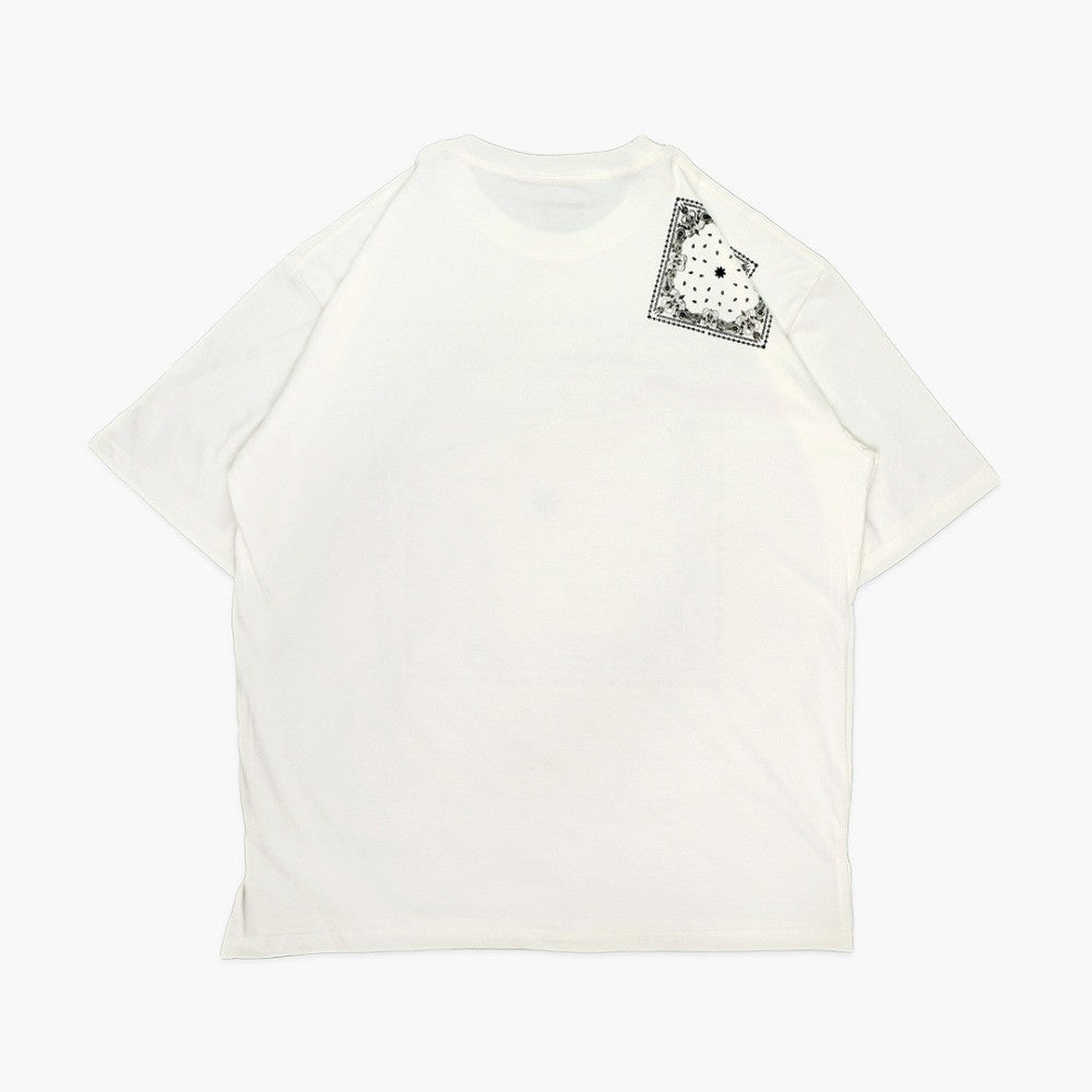 Hierarchy Studios Paisley Oversized T-shirt Ivory