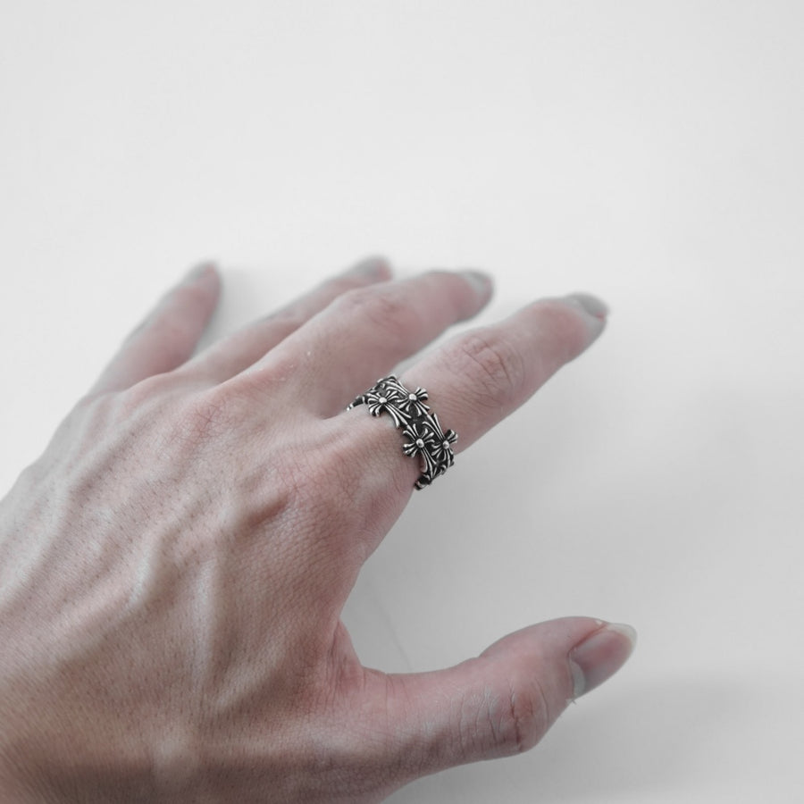 Garden Cross Ring